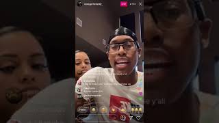 Corey and Carmen on instagram live!