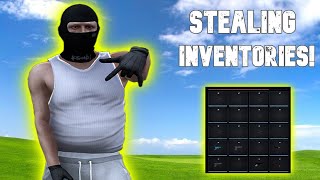 Stealing Inventories from STASH CARS... GTA RP Trolling