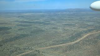 WestAir Cessna Caravan landing on WDH main runway, Windhoek, Namibia, 2023-05-26