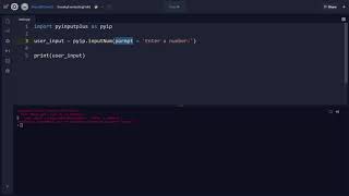 PyInputPlus Module