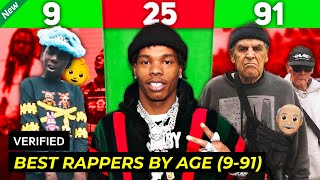BEST RAPPERS BY AGE (9 - 91 Years Old)
