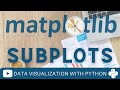 Subplots in Matplotlib | Matplotlib Tutorial Part 7 | Creating and Customising Subplots in Python