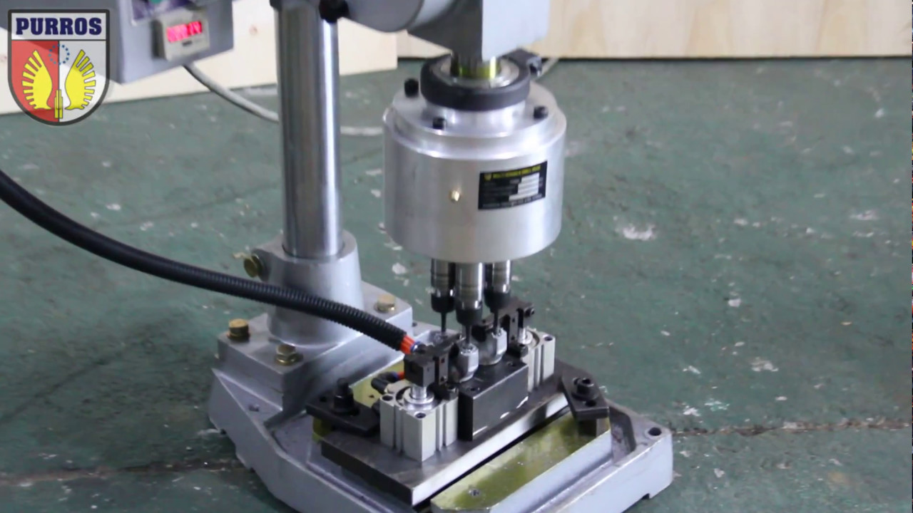 Gear Type Tapping Machine Fixed Multi Spindle Heads Purros