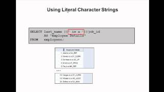 Oracle SQL Video Tutorial 5 : Concatenation Operator