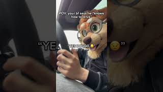 Would you let him drive your car? #furry