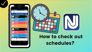 How to check out schedules on Nj TRANSIT?