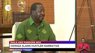 Raila Odinga defends Uhuru on the Pandora papers investigation | slams hustler initiative