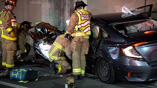 Extrication Required After DUI Crash Injures 4