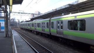 JR山手線外回りE231系品川駅発車・京浜東北線到着/JR Yamanote Line　・Keihin-Tōhoku Line /2013.05.18