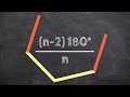 What is the formula to find the measure of one interior angle