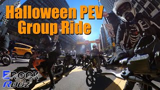 Last Mile Halloween PEV Group Ride | Ebike Drag Races, Central Park, and more! | Onyx CTY2