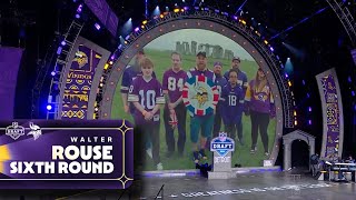Vikings Select Oklahoma Tackle Walter Rouse With Pick No. 177 in 2024 NFL Draft