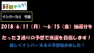 【ナンバーズ4予想】ストレート　ボックス当選を目指して第4939回～第4943回を予想！