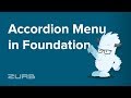 Accordion Menu | Foundation 6 by ZURB