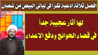 افضل ثلاثة ادعية تقرأ في ليالي البيض من شعبان لها آثار عجيبة جداً في كل شيء/الشيخ احمد الهمامي