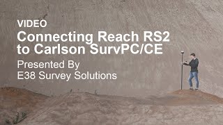 Connecting Emlid's Reach RS2 to Carlson SurvPC/CE