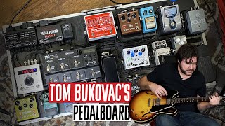 Tom Bukovac's Studio Pedalboard