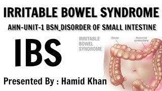Irritable bowel syndrome|IBS| Causes Symptoms in Urdu| Medical and surgical nursing| BSN lectures
