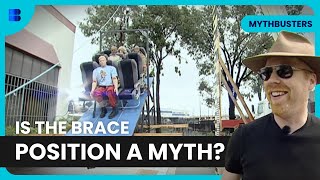 How Safe Is the Brace Position? | Mythbusters