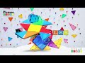 how to build a dinosaur picassotiles picassotoy ideabook magnetic tiles building blocks play ideas