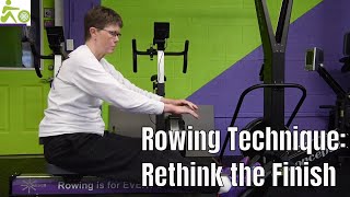 Rowing Technique: Rethink the Finish