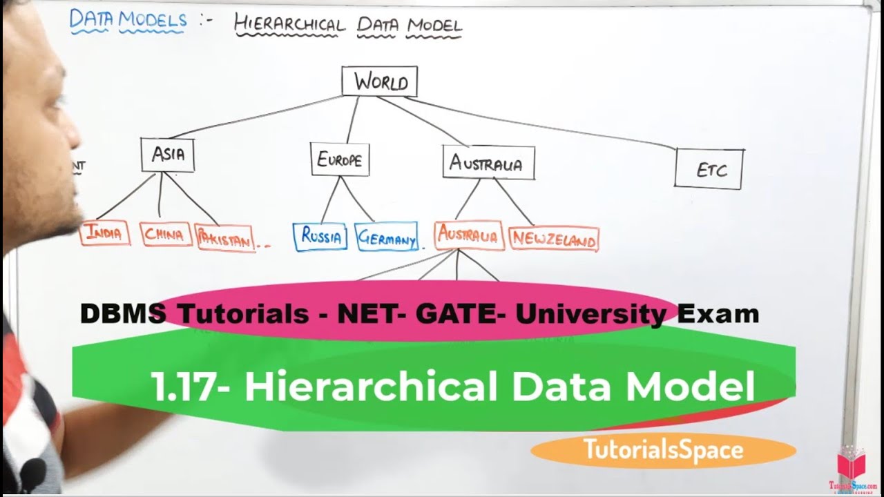 1.17- Hierarchical Data Model In DBMS In Hindi | Types Of Data Models ...