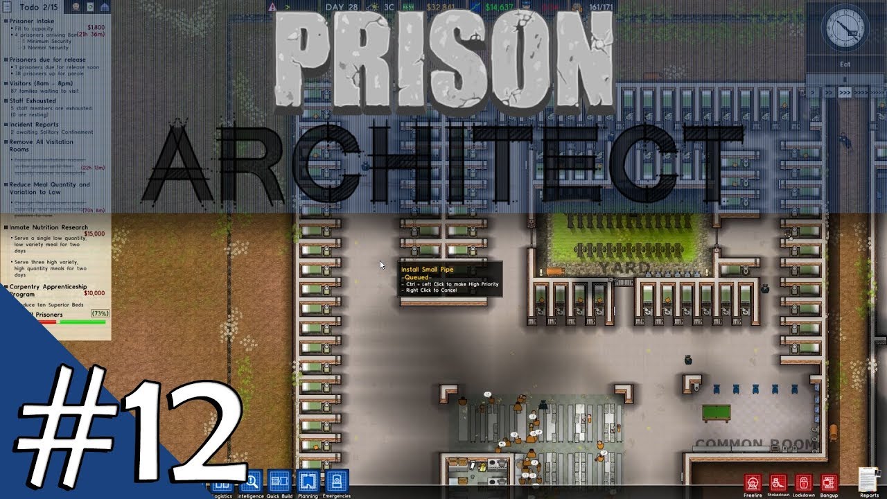 Prison Architect Workshop Let S Play Part 12 Youtube