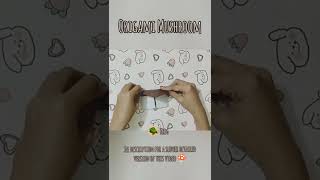 Origami Mushroom 3D - Origami Mushroom Mario Instruction