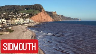 Sidmouth (Devon) in January 2022 | A narrated walk around the beach and the town.