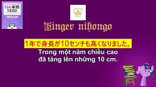 Chapter 6-Bài 1-1500 Tango N4-Chủ đề CƠ THỂ, SỨC KHỎE（体,健康） -Luyện nghe tiếng nhật song ngữ