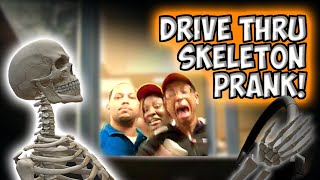 Drive Thru Skeleton Driver Prank