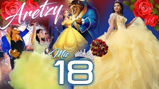 ARETZY BEAUTY \u0026 THE BEAST 18 | QUINCEAÑERA VALS - ROCK N ROLL BAILE SORPRESA | DJ TEKILA NYC