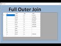 VB.Net: How to display all data from two tables sql database in Datagridview using Full Outer Join