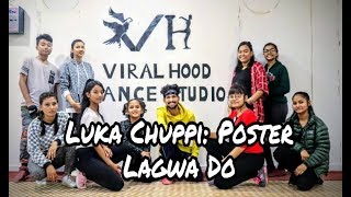 Luka Chuppi: Poster Lagwa Do ZUMBA DANCE VIRAL HOOD DANCE | Kartik Aaryan, Kriti Sanon | Mika Singh