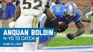 Golden Tate's Huge Catch Leads to Anquan Boldin's TD Catch! | Rams vs. Lions | NFL