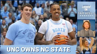 UNC owns NC State | Armando Bacot rebound king | RJ Davis is on fire | Leaky Black ejected?!