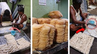 lachha sewai making full process on street🤩🤩|इस तरह से बनाया जाता है लच्छा सेवई 😱Indian street food😲