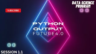 Python Output | Data Science Program 2023 | Future4.0