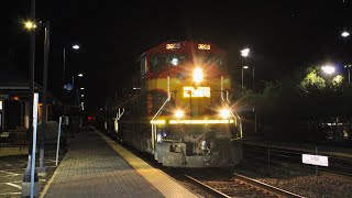 KCS 3903 and KCS 3905 lead a CPKC Ballast train past Deerfield