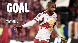 GOAL: Henry sneaks a second goal past Bush off the post