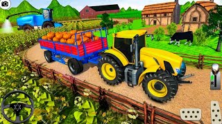 Real Tractor Driving Simulator 2022 - Grand Farming Transport Walkthrough - Android GamePlay FHD