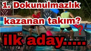 Survivor 1. dokunulmazlık oyununu kazanan takım?❗1. aday kim ve hangi takım aday gostericek?❌