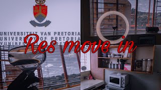 MOVE IN UNIVERSITY OF PRETORIA || Mini room tour|| res setting || South African YouTuber