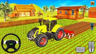 Real Farm Tractor Driving 2021 - Thresher Tractor Harvesting Wheat - Android Gameplay