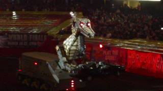 Megasaurus Fire Breathing Robot Monster Jam Chicago 2010