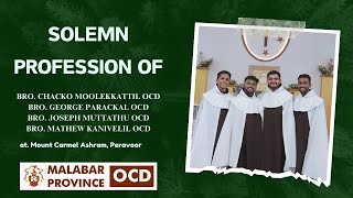 # Solemn Profession -2024 # OCD Malabar Province #