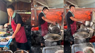 【山东老马】十元兩菜一湯，農村大集物價太實在了#food #人间烟火 #人间烟火气 #小吃 #美食 #cooking