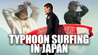 Max Holloway and Family goes Typhoon Surfing in Japan!