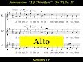 Mendelssohn - OP70 - Elijah -28 Lift Thine Eyes To The Mountains - Alto