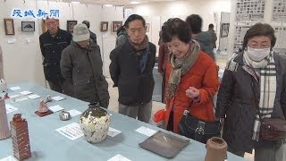 チャリティー作品展にぎわう　水戸・京成百貨店